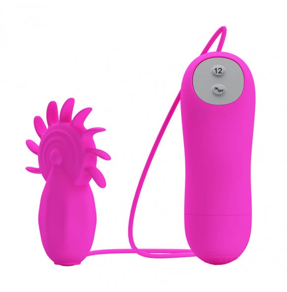 PRETTY LOVE - Wheel Of Tongues Massager Vibrator (Battery - Purple)